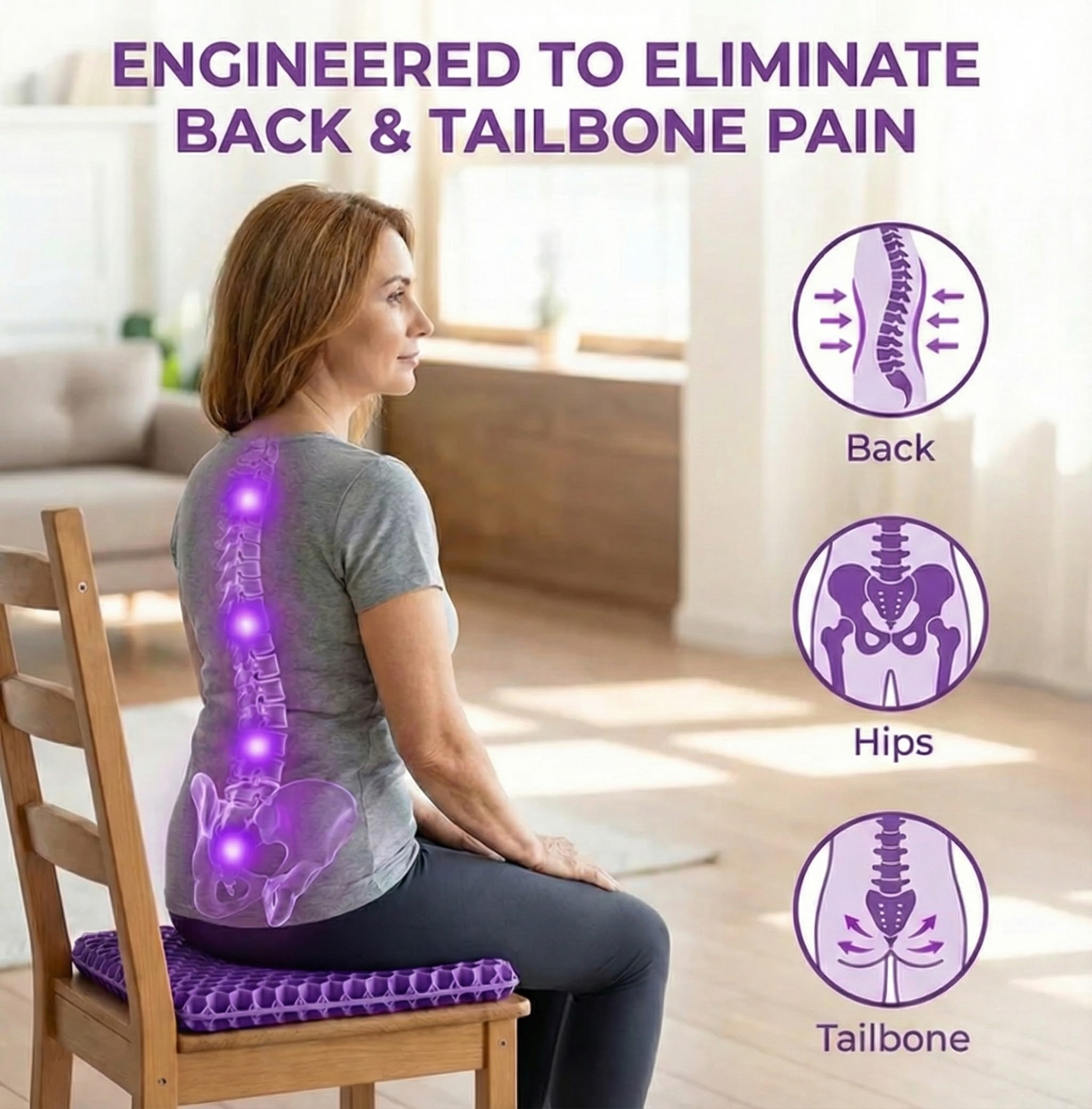 GelSeat Pro in use